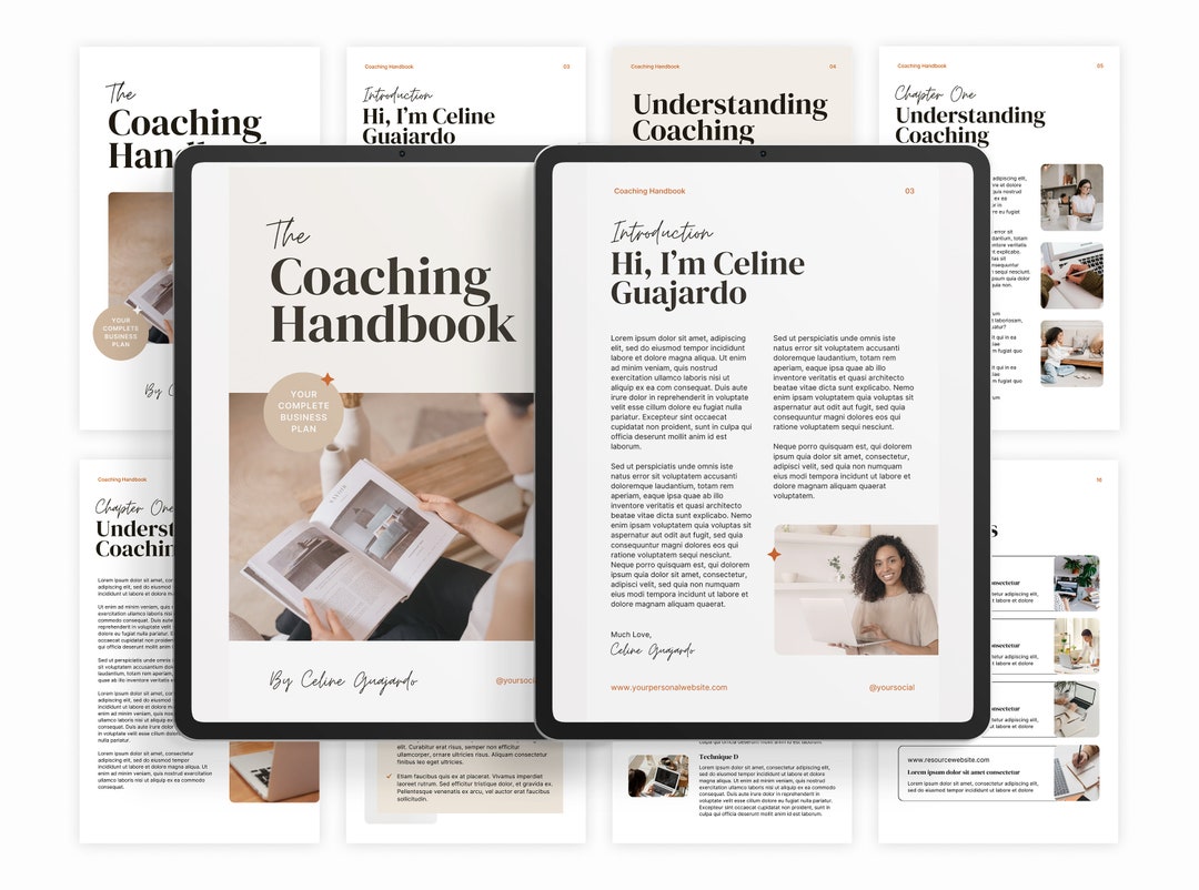 Editable Coaching Workbook Canva Template: Lead Magnet Ebook (PDF) - Etsy