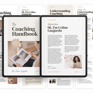 Ebook Canva Template | Lead Magnet Template | Editable Coaching PDF Workbook Template | Printable or Digital Course Guide