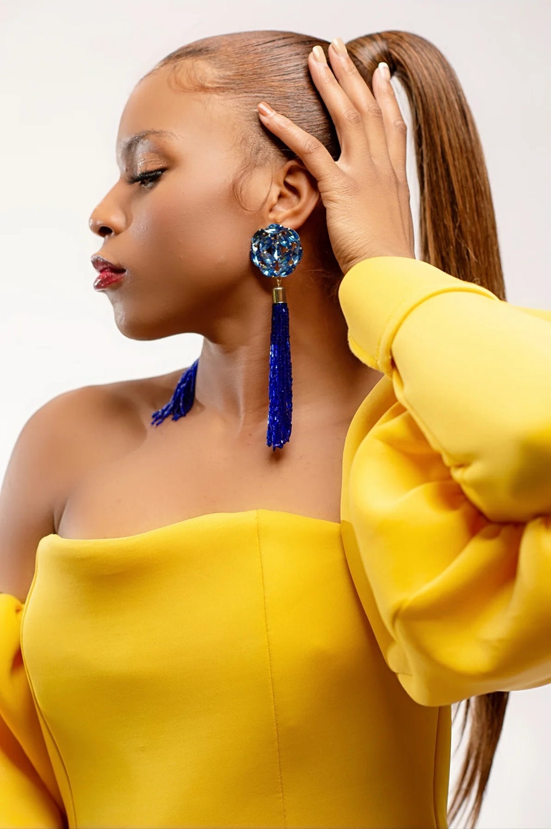 Earlobe Earrings Long Post Earrings for Thick Earlobes Earrings for Big