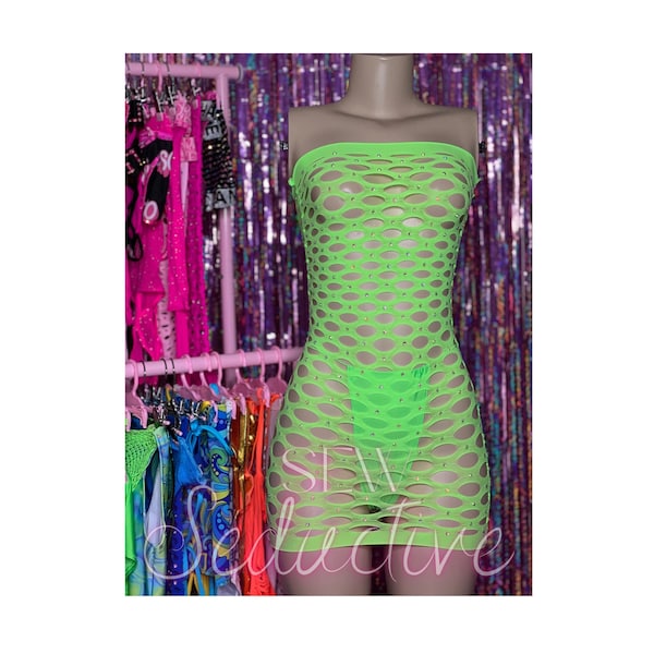Fishnet Dress - Etsy