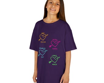 Maglietta unisex in jersey di cotone con tema musical e Giulietta, maglietta per bambini a tema Broadway, regalo perfetto per gli amanti del teatro musicale.