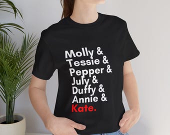 Huérfanos de Annie - Camiseta unisex para adultos de Kate, regalo para el elenco, camiseta musical, camiseta de teatro de Broadway, regalo para amantes del teatro musical, fanático del teatro