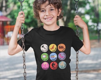 The Characters of Matilda Kids Unisex Tee, Miss Honey, Trunchbull, Reading, Musical Theatre Shirt, Cast Gift, Kids Theater Musicals Tshirt