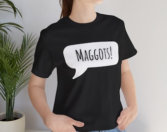 Maggots! Miss Trinciabue Matilda Musical Theatre Maglietta unisex per adulti, maglietta teatrale, maglietta musical, regalo Matilda, Roald Dahl, Broadway