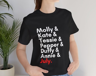 Camiseta de julio del musical Annie – Ropa para fans del teatro de Broadway