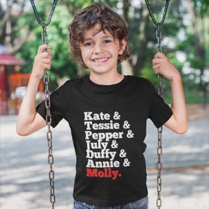 Orphans of Annie Molly Kinder T-Shirt - Musiktheater-Waisenhaus-T-Shirt