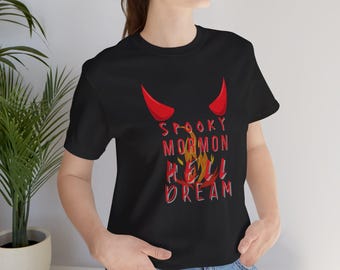 Spooky Hell Dream T-Shirt, Book of Mormon Musical Adult Unisex Tee, Broadway Gift