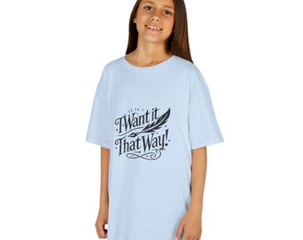 Maglietta unisex in jersey di cotone con tema musical e Giulietta, maglietta per bambini a tema Broadway, regalo perfetto per gli amanti del teatro musicale.