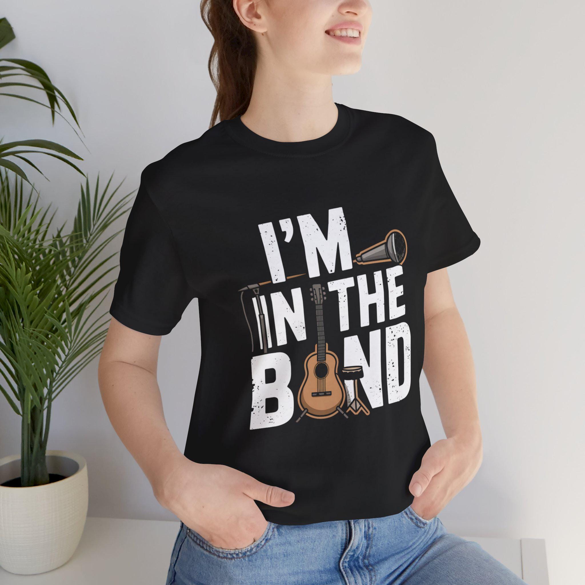 I'm In The Band, School of Rock Musical, Adult Unisex Tshirt, Musical Theatre shirt, Theater gift, Broadway, dewey finn, horace green