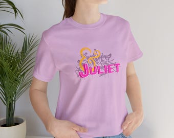 Camiseta unisex de algodón jersey para adultos de Musical & Juliet, camiseta de teatro de Broadway, regalo de teatro musical
