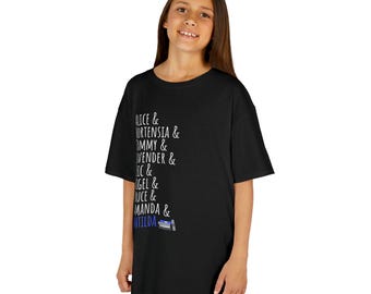 Characters of Matilda Youth Unisex Tshirt, Musical Theatre Gift, Theater Tee, Kids Tee, Bookworm, Matilda Movie, Broadway