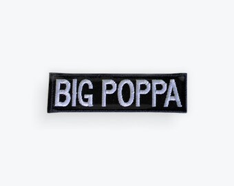 Big Poppa Motorcycle Patch