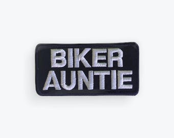 Biker Auntie Motorcycle Patch