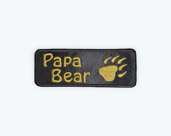 Papa Bear Motorcycle Patch