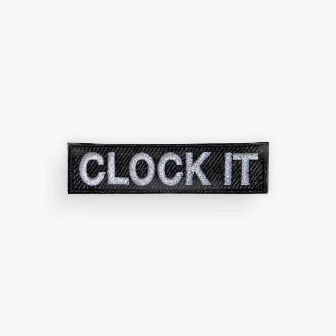 Clock It Motorcycle Patch - Etsy