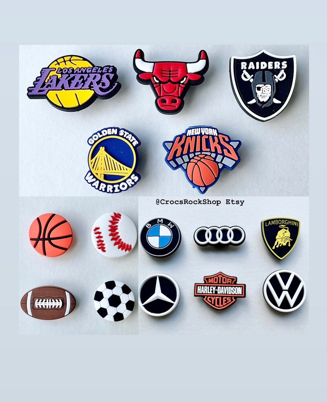 Sports Jibbitz Nba Basketball Teams Usa Croc Charms Sport Car Jibbitz