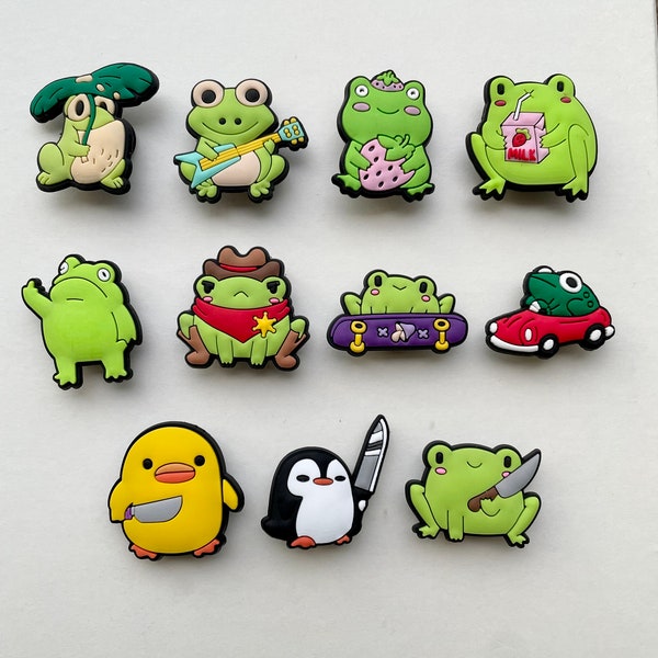 Cowboy Frog Jibbitz Etsy