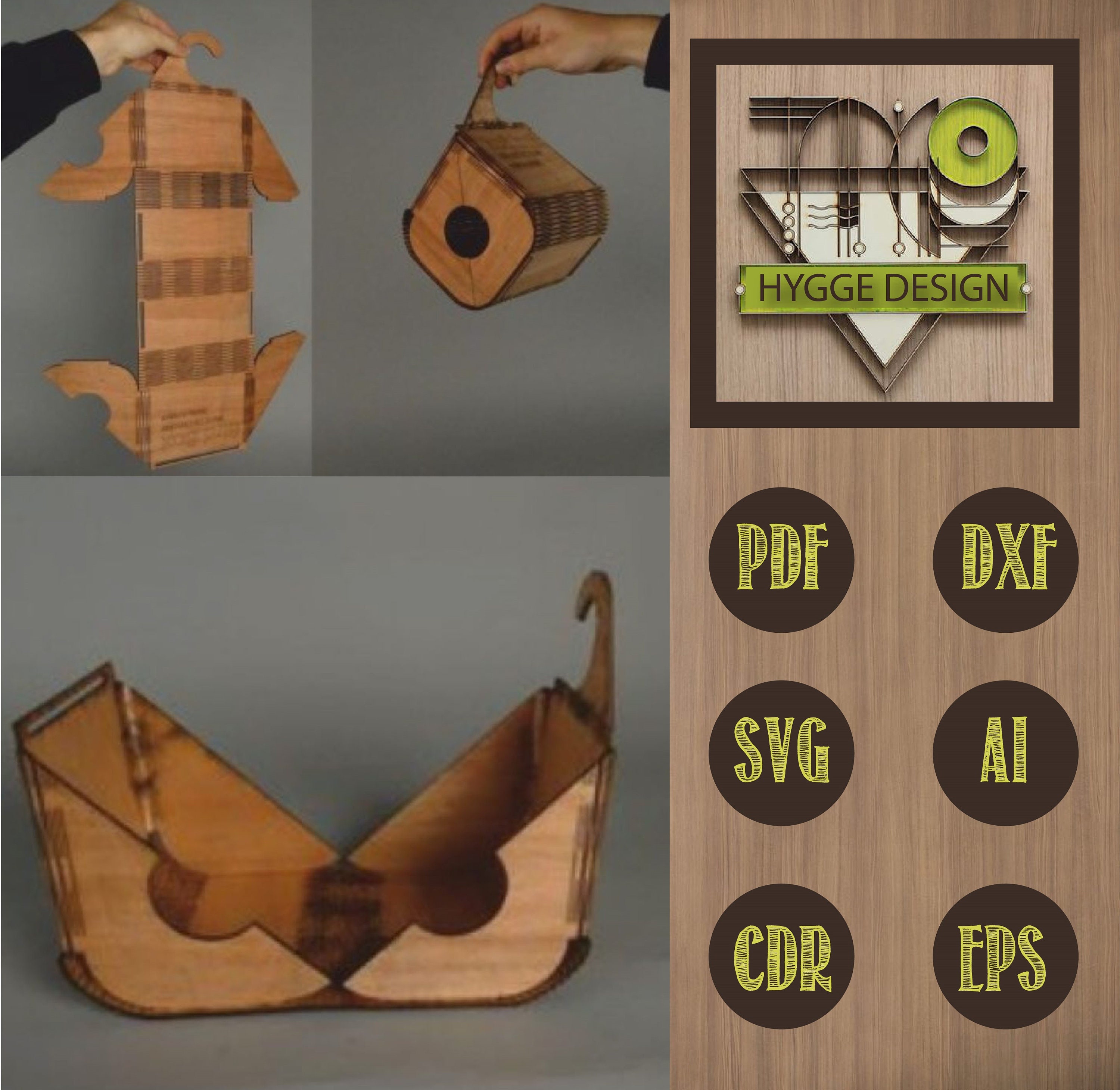 BIRD HOUSE Laser Cut Vector Files - Etsy