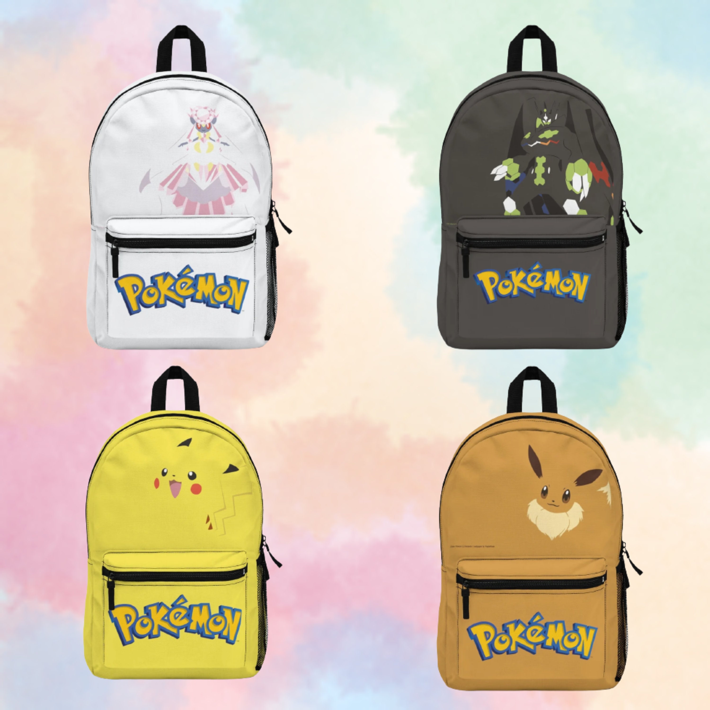 Pikachu & Mimikyu Allover Pokémon Fundamentals Fold-Over Backpack