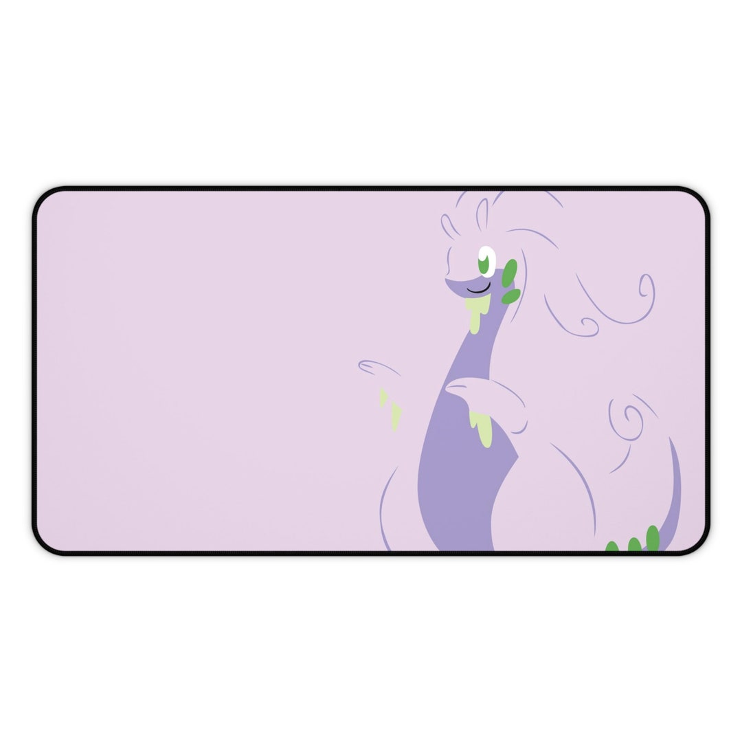 Goodra Minimalist Pokemon Gaming Desk Mat, Long Desk Mats, Mousepad