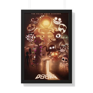 Christmas gift. Roblox, Doors, Videogame, Monsters  Poster for Sale by  AUSTINENING