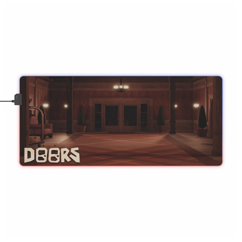 Roblox Doors LED Gaming Desk Mat image 1