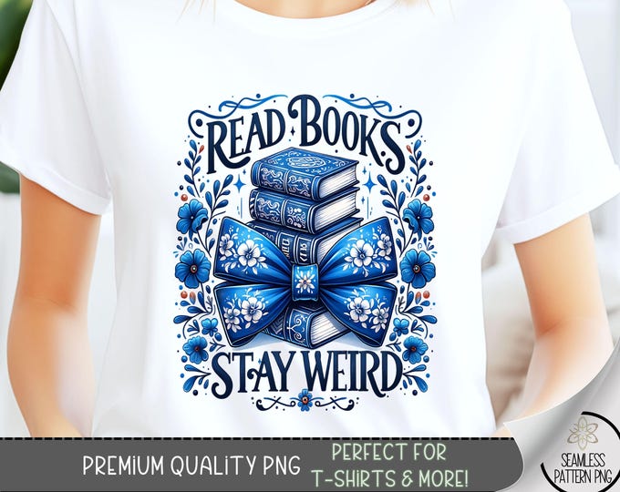 Book T-Shirt PNG, Book Lover Graphic, Toile Reading Design, Chinoiserie Sublimation Art, Cute Coquette T-Shirt Download for Readers, A145