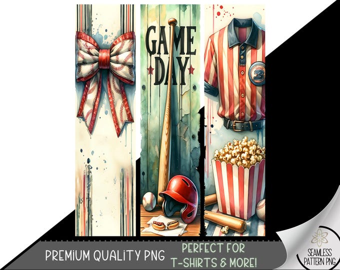 Baseball Png, Game Day PNG Sublimation Design, Baseball Dad Png, Baseball Mom Png, Brushstroke Baseball Png, Coquette Bow PNG, A151