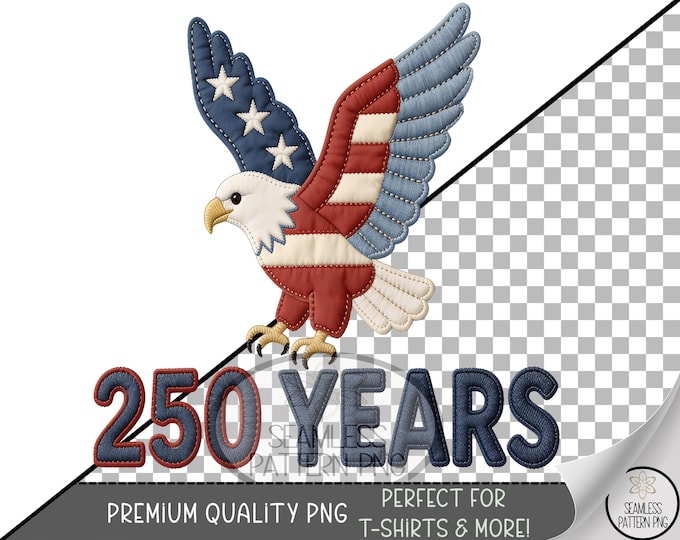 Patriotic Eagle Sublimation Design, Flag UV DTF Graphic, Americana Clip Art, Digital Download, B10151