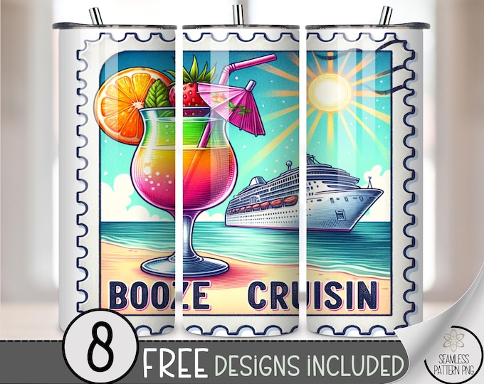 Booze Cruising PNG, Summer Fun Digital Download,  Sublimation Design, Vacation Boat Cruise , A611