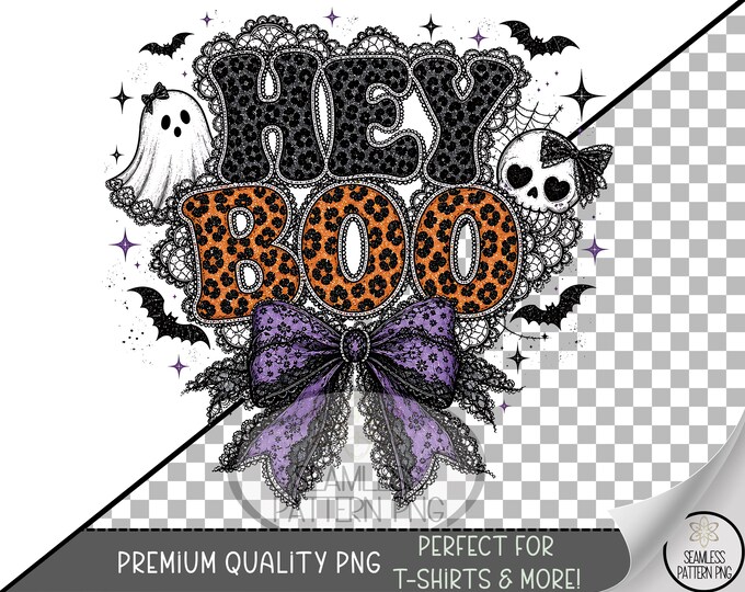 Halloween Sublimation Design, Ghost UV DTF Graphic, Spooky Clip Art, Digital Download, B10195