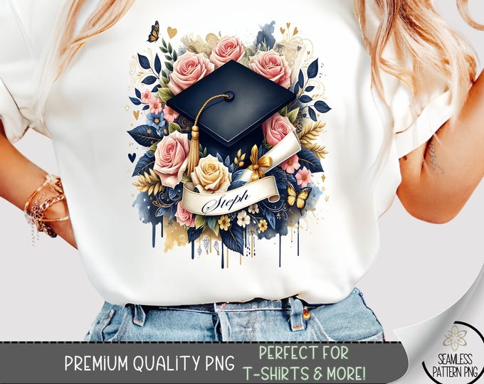 Senior T-Shirt PNG, Senior 2025 Graduation Design, Class Senior Digital File for Sublimation, Class of 2025 PNG,Unique Art,Cap Diploma, A196