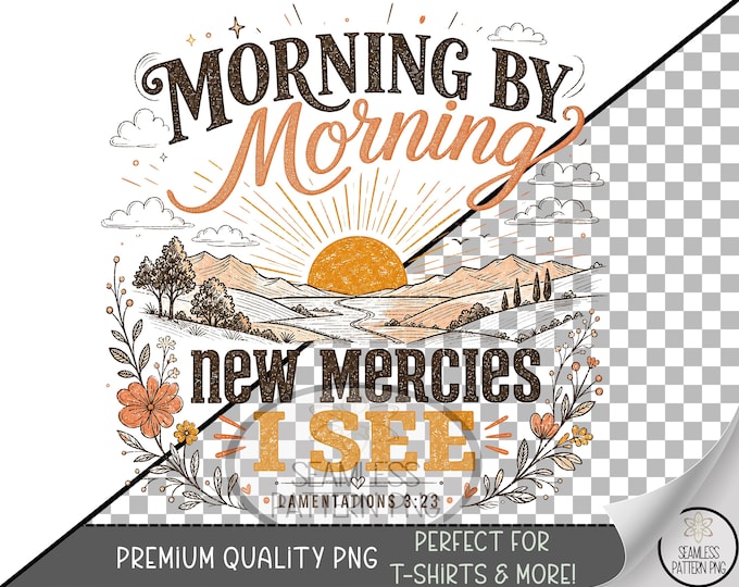 Inspirational Sublimation Design, Scripture UV DTF Graphic, Rustic Clip Art, Digital Download, B10318