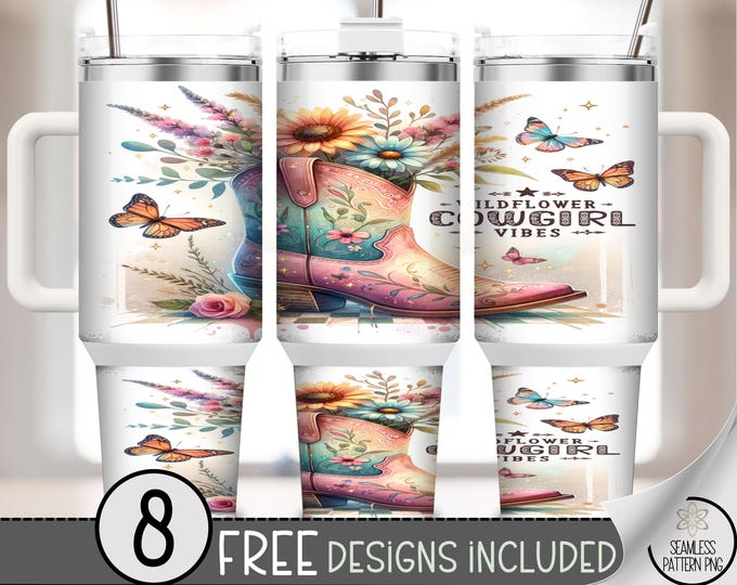 Horse Lover Tumbler Wrap, Cowboy Boots png 40 oz Wrap Howdy Hos png, Western Mom png, Rodeo png, B600