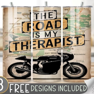 Motorrad-Wrap-Tumbler, Motorrad-Tumbler, einzigartiges Sublimationsdesign, Motorrad-Tumbler Png, 300 Dpi Motorrad-Sublimationsbecher