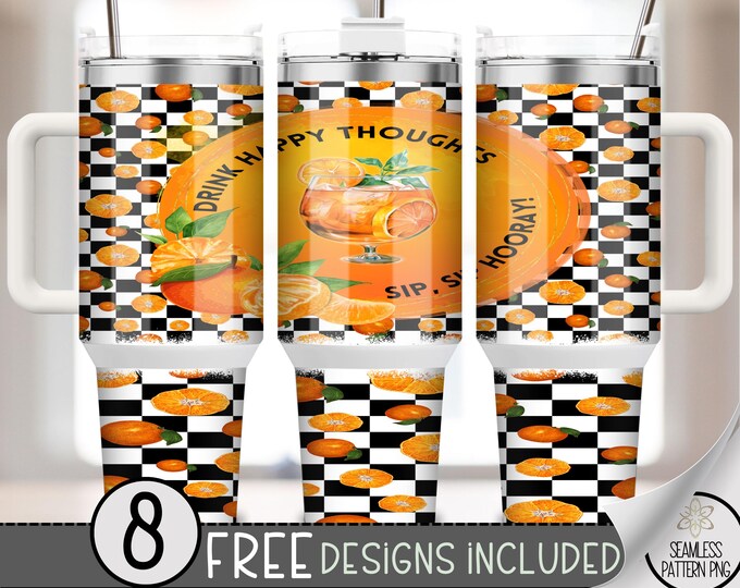 Funny 40oz Tumbler Wrap, Alcohol Humor Tumbler Sublimation Design, Adult 40oz Quencher Tumbler Wrap PNG, Orange Wrap PNG, Sassy Tumbler Png