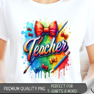 Teacher T-shirt Design, Teaching Shirt PNG, Coquette Teacher Appreciation Tshirt Design, Back To School PNG, Teacher Life Sublimation, A81