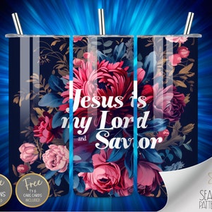 20oz Skinny Tumbler Sublimatie, Christian Tumbler Design, Bijbelvers Tumbler Wrap voor Rechte PNG Digitale Download, Spirituele Schrift