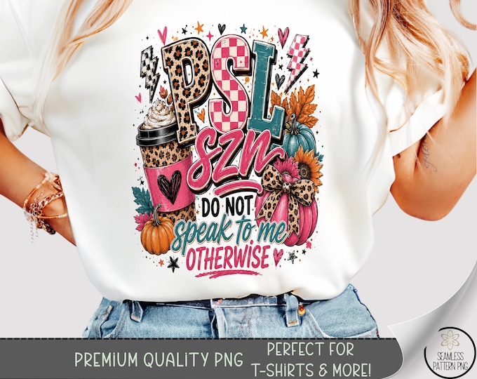 Pumpkin Spice Season T-shirt PNG, Fall Coffee Sublimation Design, Digital Download, B10357