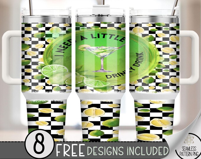 Funny 40oz Tumbler Wrap, Alcohol Humor Tumbler Sublimation Design, Adult 40oz Quencher Tumbler Wrap PNG, Lime Wrap PNG, Sassy Tumbler Png