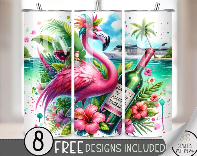 Cruise Ship Tumbler Wrap, Cruise and Wine 20oz Skinny Sublimation, Cruise Tumbler Design, Cruise Sublimation Design,Cruise Tumbler File, A10