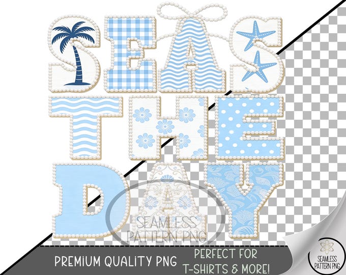 Beach Sublimation Design, Coastal UV DTF Graphic, Nautical Clip Art, Digital Download, B10169