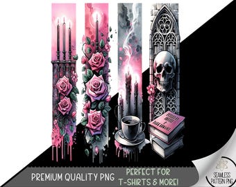 Coffee T-Shirt Design, Book Lover PNG, Dirtier Fairytales Design,Reading Clip Art Design,Gothic Floral Shirt Design,Trendy Floral Goth, A127