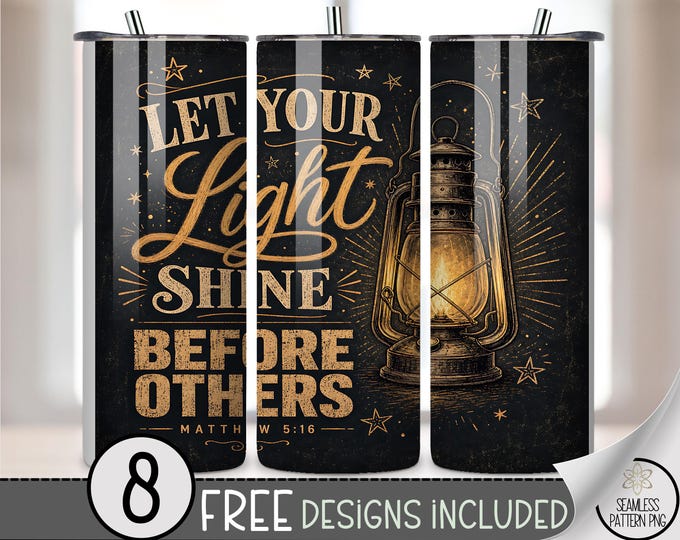 Inspirational 20 oz Tumbler Wrap, Vintage Sublimation Design for Straight Tumblers, Rustic PNG Files, Digital Download, B10249