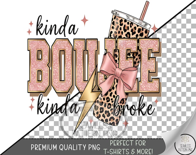 Glam Sublimation Design, Boujee UV DTF Graphic, Trendy Playful Clip Art, Sassy Quote with Leopard Tumbler, Fashion Illustration A488