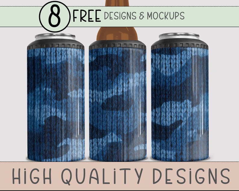 St Patrick's Day PNG, Lucky Clover Sublimation Design For 4-in-1 Can Cooler Wrap, Seamless Leopard Print File, B873 image 3