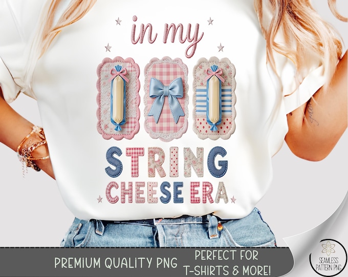 String Cheese T-shirt PNG, Trendy Motherhood Sublimation Design, Funny Overstimulated Mom DTF Shirt Graphic, Pastel TShirt File, B10101