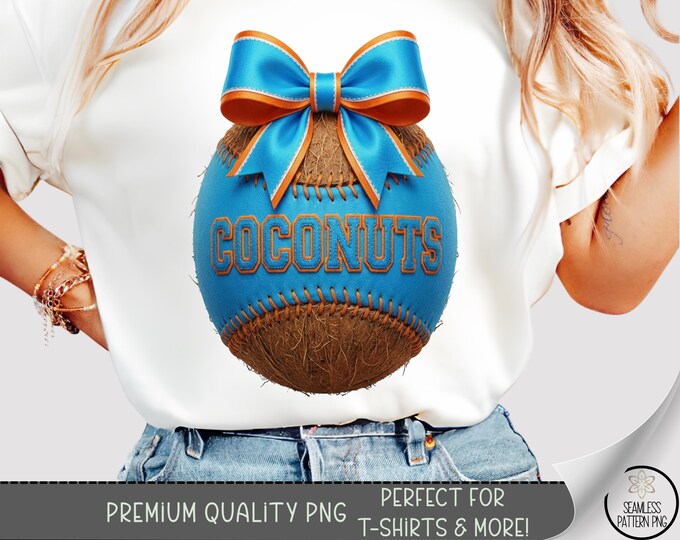 Coconut T-shirt PNG, Tropical Sports Sublimation Design, Novelty TShirt File, Digital Download, B10235