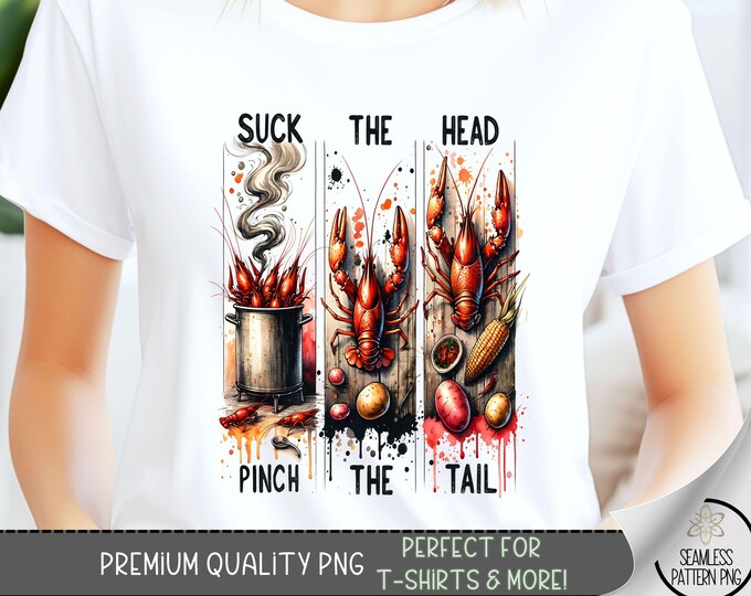 Crawfish Boil T-Shirt PNG, Cute Summer Tee, Graphic Tee Design, Fun Crawdad Graphic Tshirt PNG, Sublimation Designs for Shirts Download A155