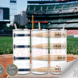 Beste dada papa papa Bruh Tumbler Wrap sublimatie PNG, 20 oz rechte baseball Tumbler ontwerp, Vaderdag bal wrap ontwerp direct downloaden